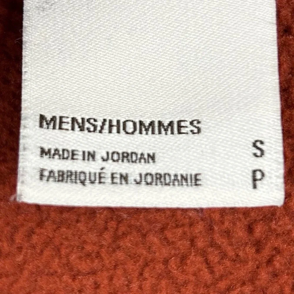 North Face Campshire Fleece Vest Mens Small Orange Sherpa Full Zip Gorpcore‎